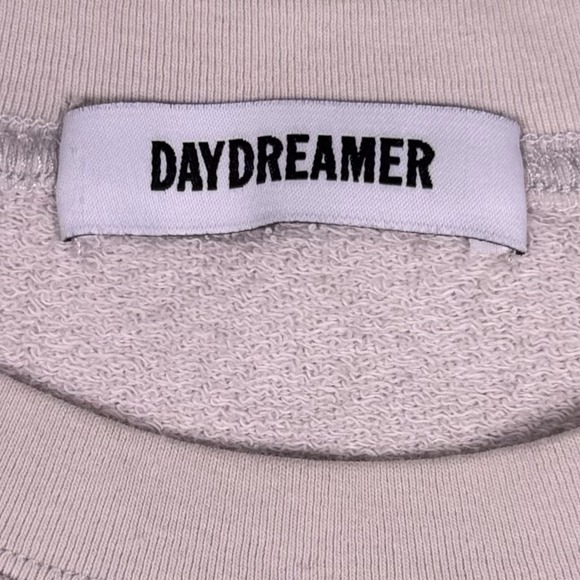 Daydreamer Free People Running Horses Oversized Crewneck Sweatshirt S Morn Fog - Picture 9 of 13